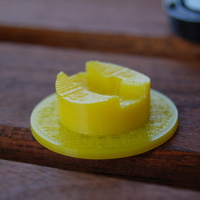 Base for Customizalbe Atom: Carbon h=7mm - Thumbnail 3