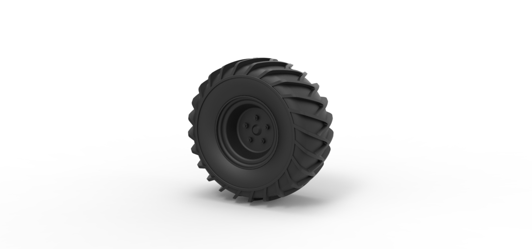 Diecast Wheel for snow 3D Print 239895