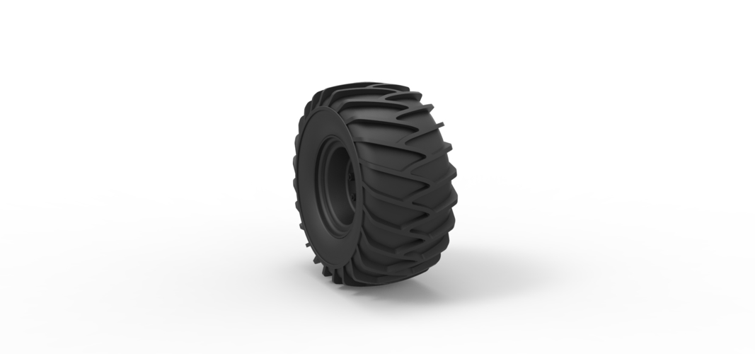 Diecast Wheel for snow 3D Print 239896