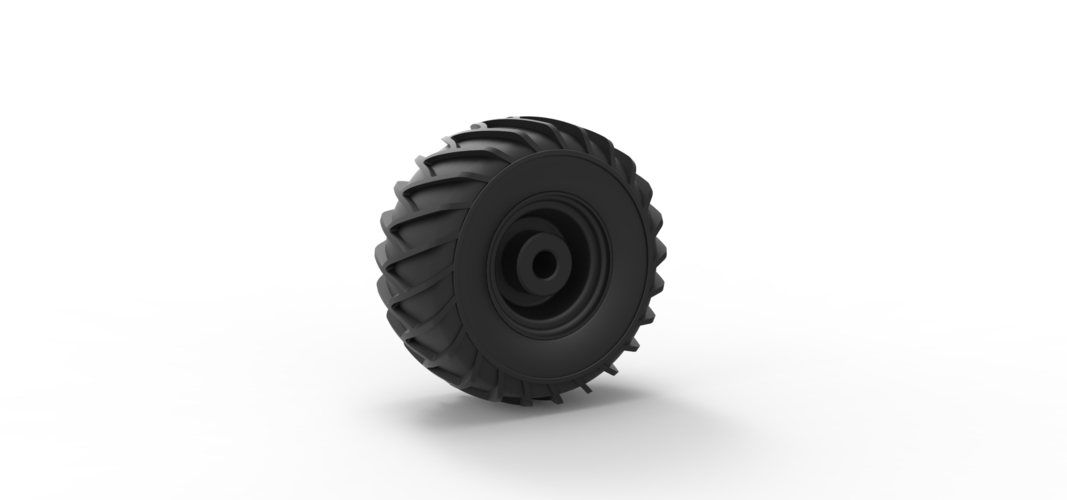 Diecast Wheel for snow 3D Print 239898