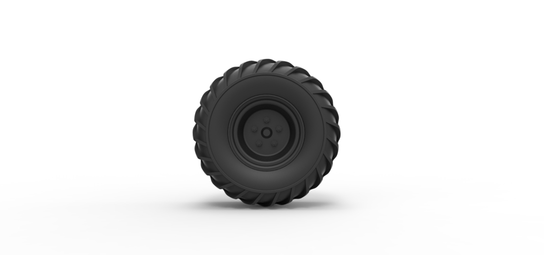 Diecast Wheel for snow 3D Print 239899