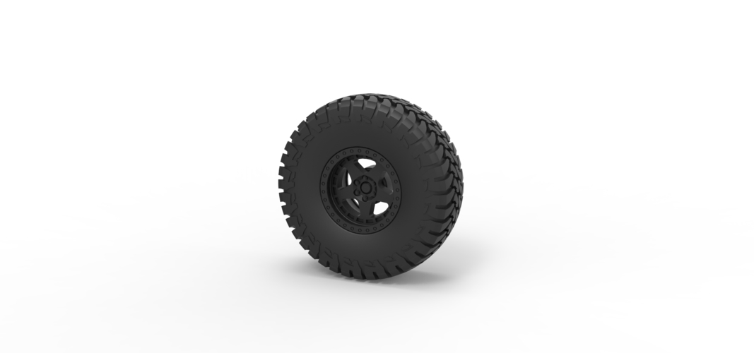 Diecast Wheel of Trophy truck 3D Print 239904