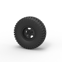 Small Diecast Wheel of Trophy truck 3D Printing 239904