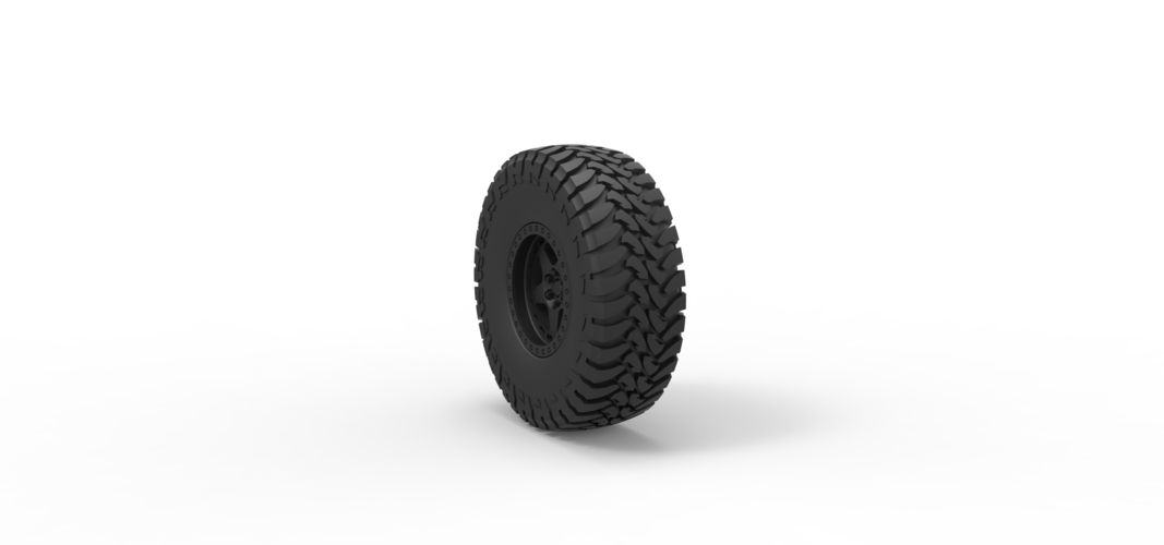Diecast Wheel of Trophy truck 3D Print 239905