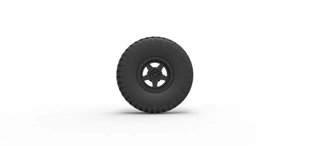 Diecast Wheel of Trophy truck 3D Print 239908