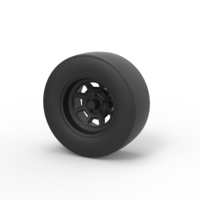 Small Diecast NASCAR wheel 3D Printing 239909