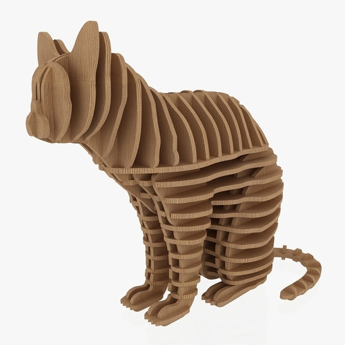 Puzzle Cat 1 3D Print 239982