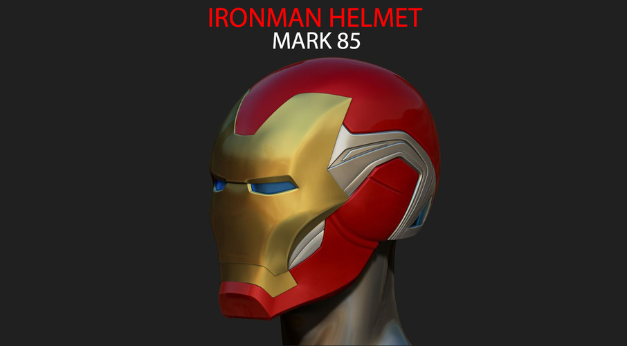 IRONMAN HELMET - MARK 85 version - from Infinity war - End game 3D Print 240062