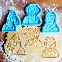 Small BOJACK COOKIE CUTTERS SET OF 3 3D Printing 240128