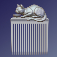 Hair comb "Cat" - Thumbnail 2