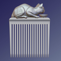 Hair comb "Cat" - Thumbnail 3