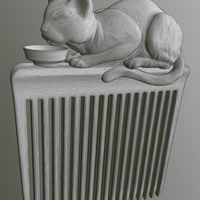 Hair comb "Cat" - Thumbnail 6