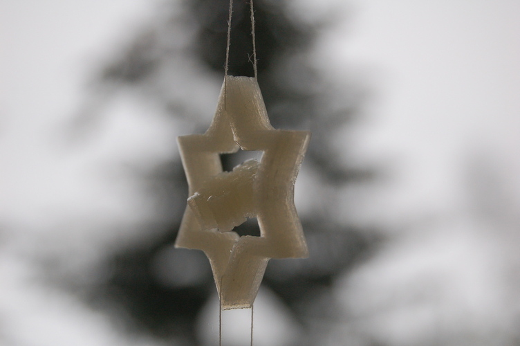 Gyroscopic Snowflake 3D Print 24019