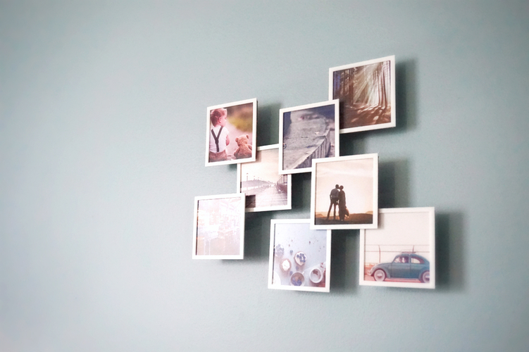 Square Floating Photo Frame