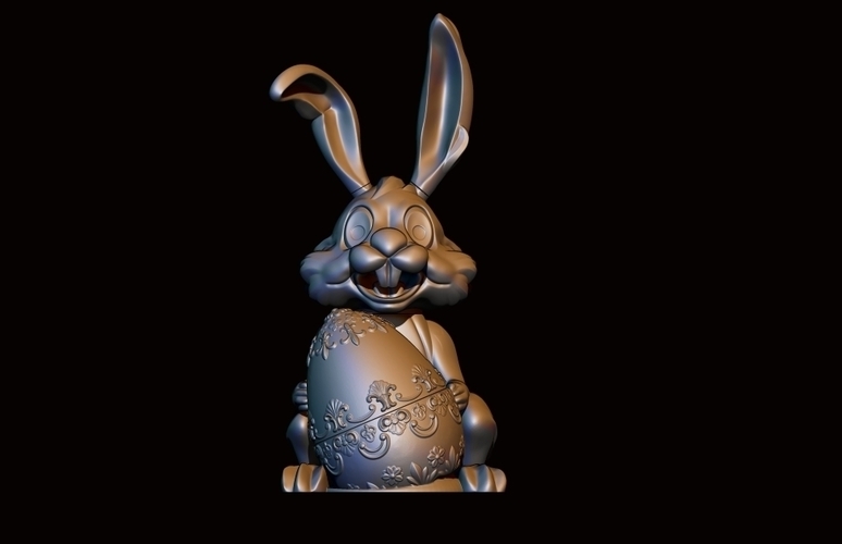 Easter Bunny 3D Print 240453