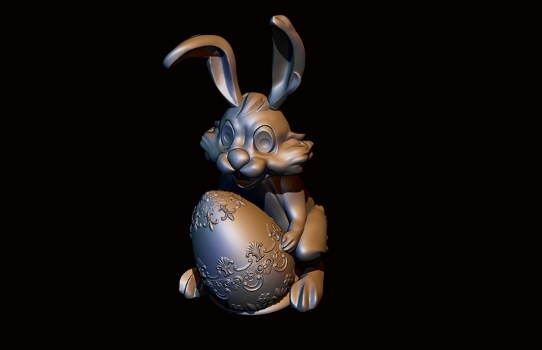 Easter Bunny 3D Print 240455