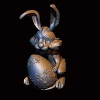 Small Easter Bunny 3D Printing 240455