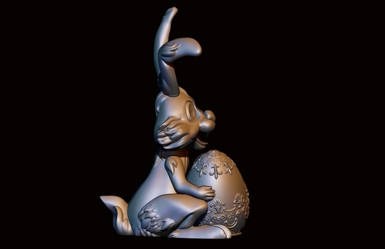 Easter Bunny 3D Print 240456