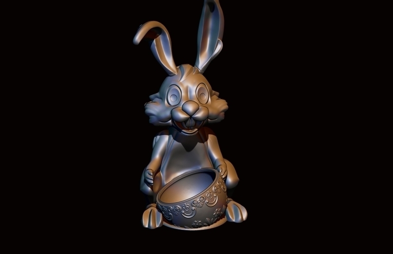 Easter Bunny 3D Print 240457