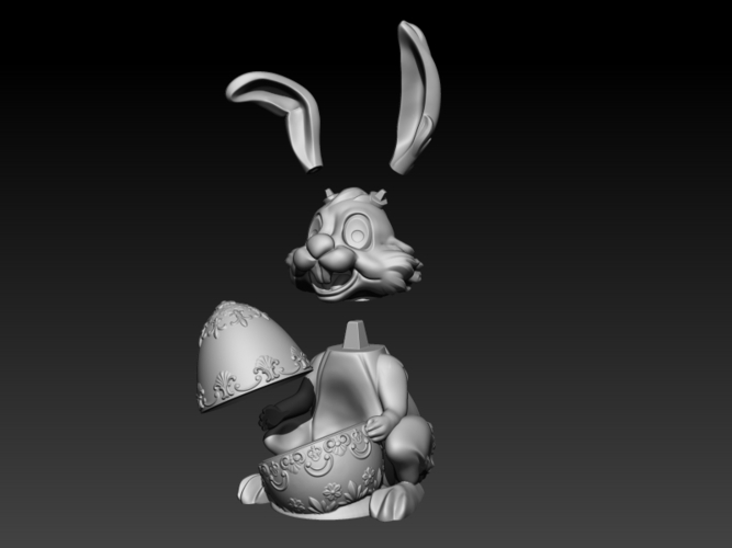 Easter Bunny 3D Print 240458