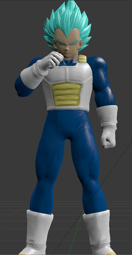Dragon Ball Character Blue VEGETA 3D Print 240459