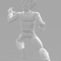 Dragon Ball Character Blue Vegeta Charging - Thumbnail 4