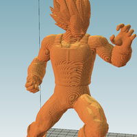 Dragon Ball Character Blue Vegeta Charging - Thumbnail 6