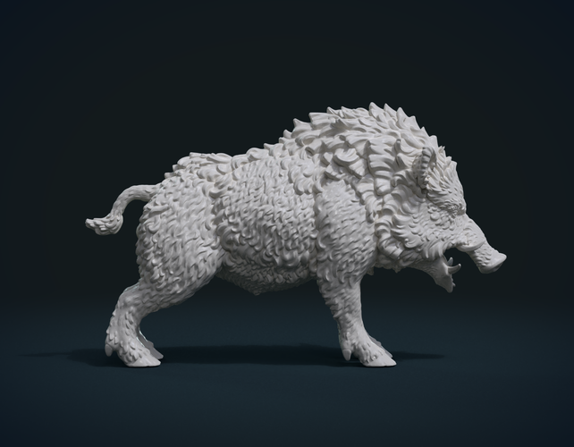 Wild Boar in static pose 3D Print 240501