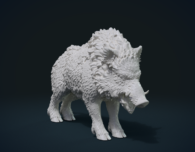 Wild Boar in static pose 3D Print 240503