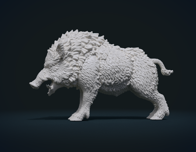 Wild Boar in static pose 3D Print 240505
