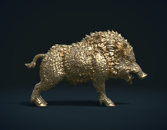 Wild Boar in static pose 3D Print 240506