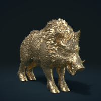 Wild Boar in static pose - Thumbnail 8