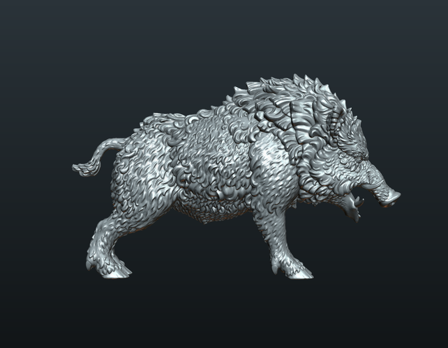 Wild Boar in static pose 3D Print 240511