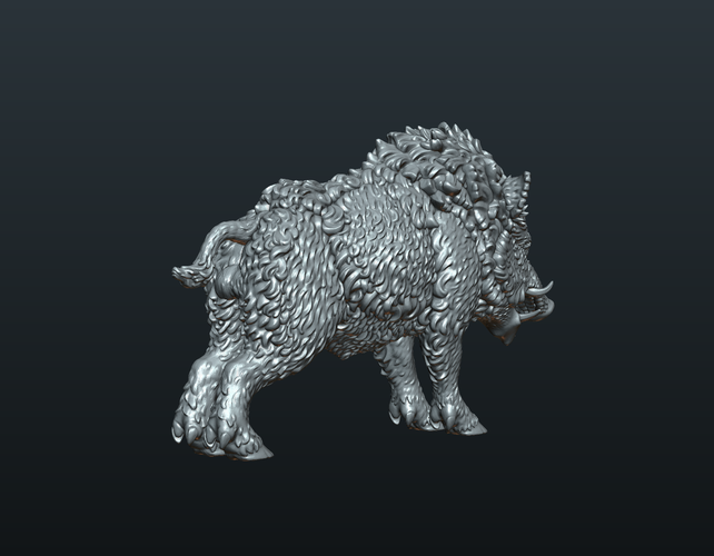 Wild Boar in static pose 3D Print 240512