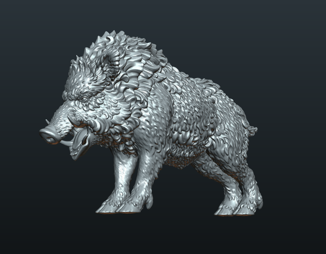 Wild Boar in static pose 3D Print 240513