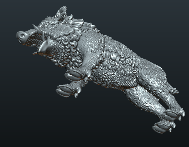 Wild Boar in static pose 3D Print 240517