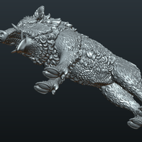 Wild Boar in static pose - Thumbnail 17