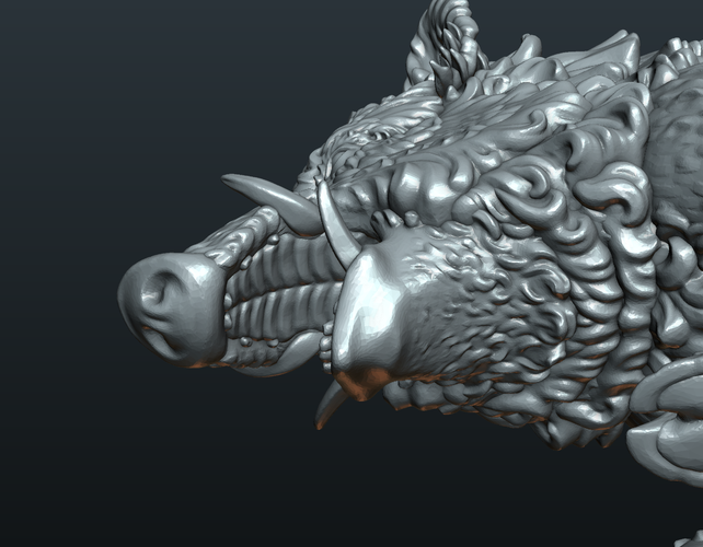 Wild Boar in static pose 3D Print 240518