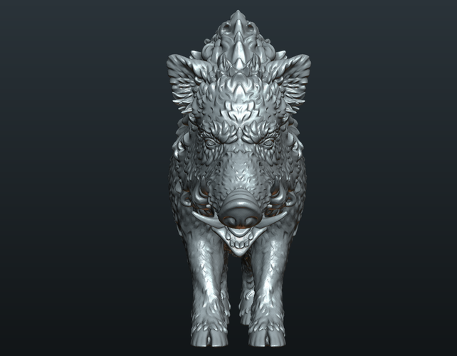 Wild Boar in static pose 3D Print 240521