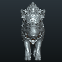 Wild Boar in static pose - Thumbnail 21
