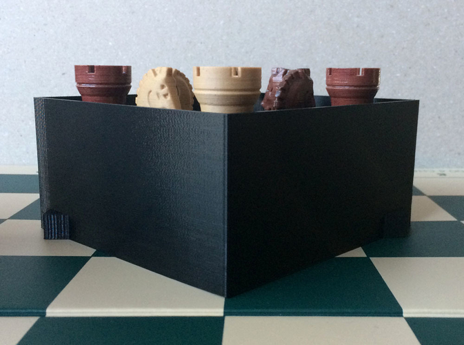 Chess set storage and transport cases 3D Print 240675