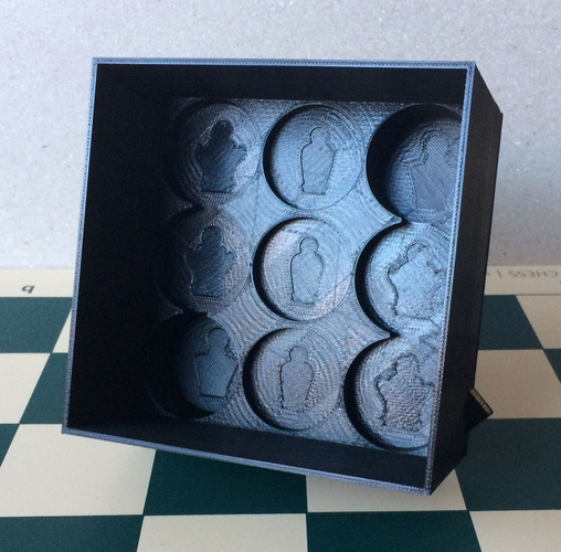 Chess set storage and transport cases 3D Print 240676