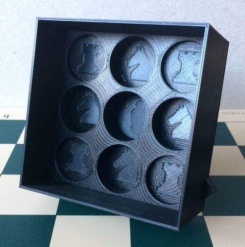 Chess set storage and transport cases 3D Print 240677