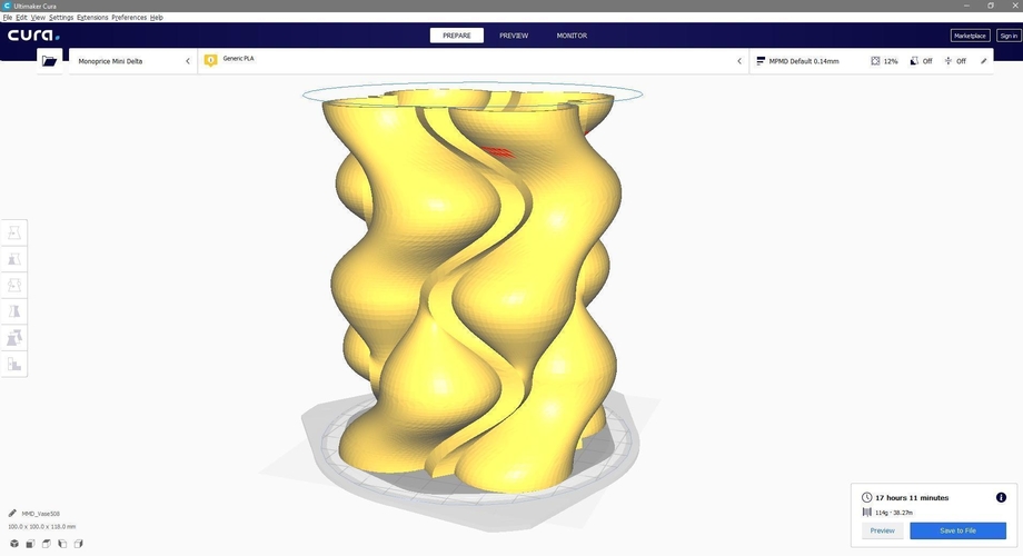 Vase#508 3D Print 240717