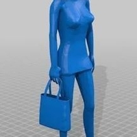 Small Female waiting 3D Printing 240721