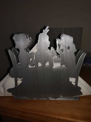 napkin holder Hora del TE 3D Print 240734
