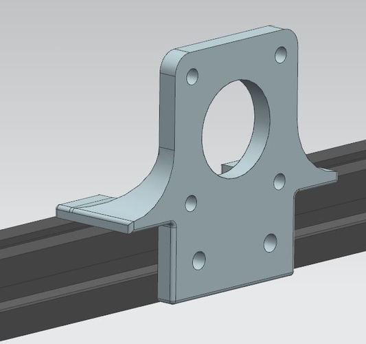 nema 17 20x20 extrusion motor mount 3D Print 240752