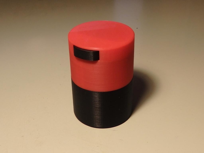 Herb container with valve cup opening - middle 3D Print 240758