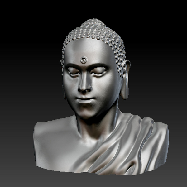 Medium buddha 3D Printing 24082