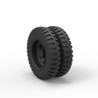 Double wheel from old truck - Thumbnail 2